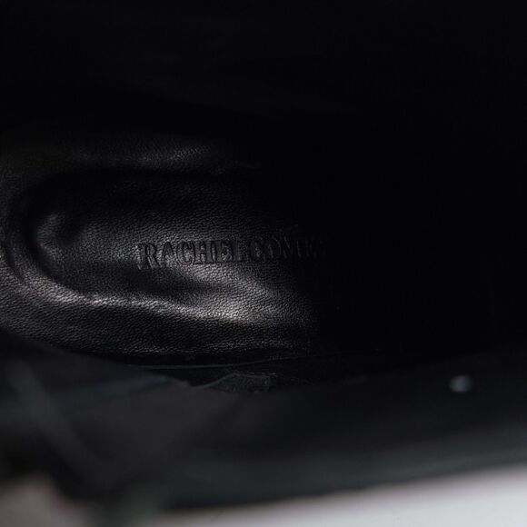 Black Leather Ankle Boots - Picture 10 of 11